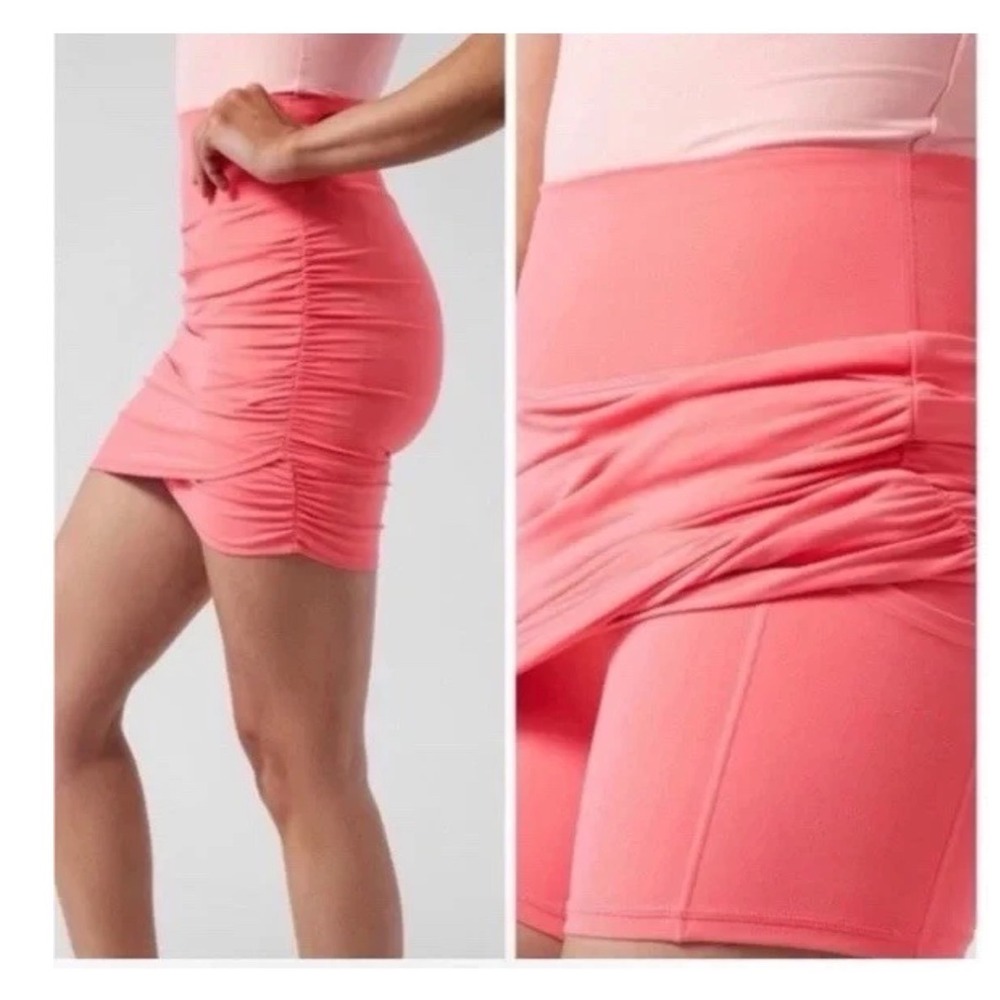 Athleta Transcend Skort Pink Womens XS Performance Activewear Skirt Gym Workout